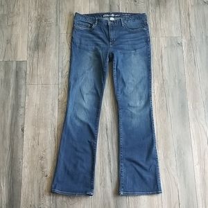 Eddie Bauer Slightly Curvy Boot Cut Jeans, Size 12